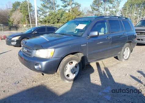 2005 Toyota Highlander Limited V6 из США, поврежденный, VIN JTEDP21A050063490